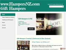 Tablet Screenshot of hampersnz.com